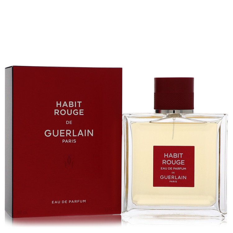 Habit Rouge by Guerlain Eau De Parfum Spray 3.4 oz / 100 ml for Men