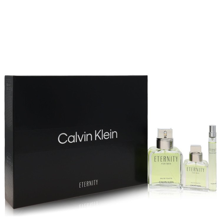 Calvin Klein Eternity Gift Set ‚Äö√Ñ√¨ Eau De Toilette 3.3 oz/100 ml, 1 oz/30 ml, 0.33 oz/10 ml