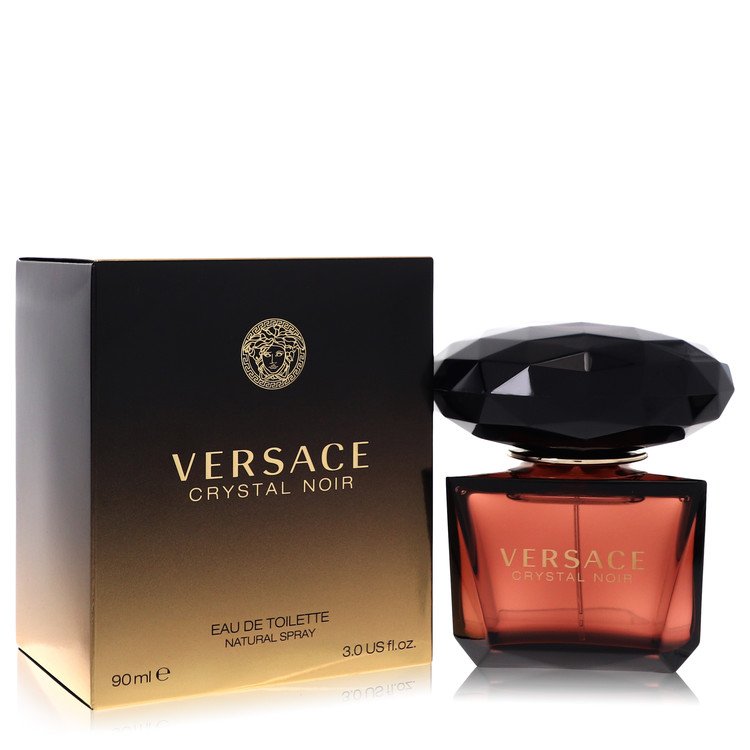 Versace Crystal Noir Eau De Toilette Spray 3 oz / 90 ml for Women