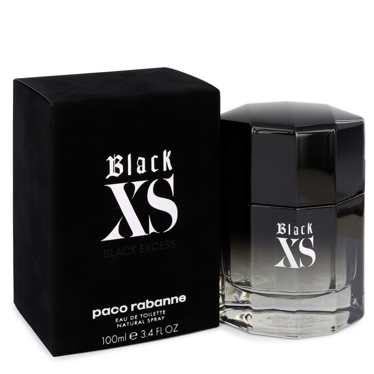 Paco Rabanne Black XS Eau de Toilette Spray for Men, 3.4 oz / 100 ml