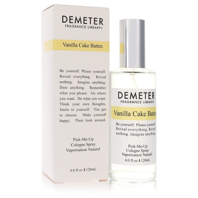 Demeter Vanilla Cake Batter Cologne Spray for Women, 4 oz / 118 ml