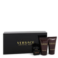 Versace Crystal Noir Gift Set - 0.17 oz / 5 ml Mini EDT, 0.8 oz / 24 ml Shower Gel, 0.8 oz / 24 ml Body Lotion