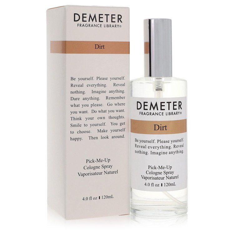 Demeter Dirt Cologne Spray for Men, 4 oz / 118 ml