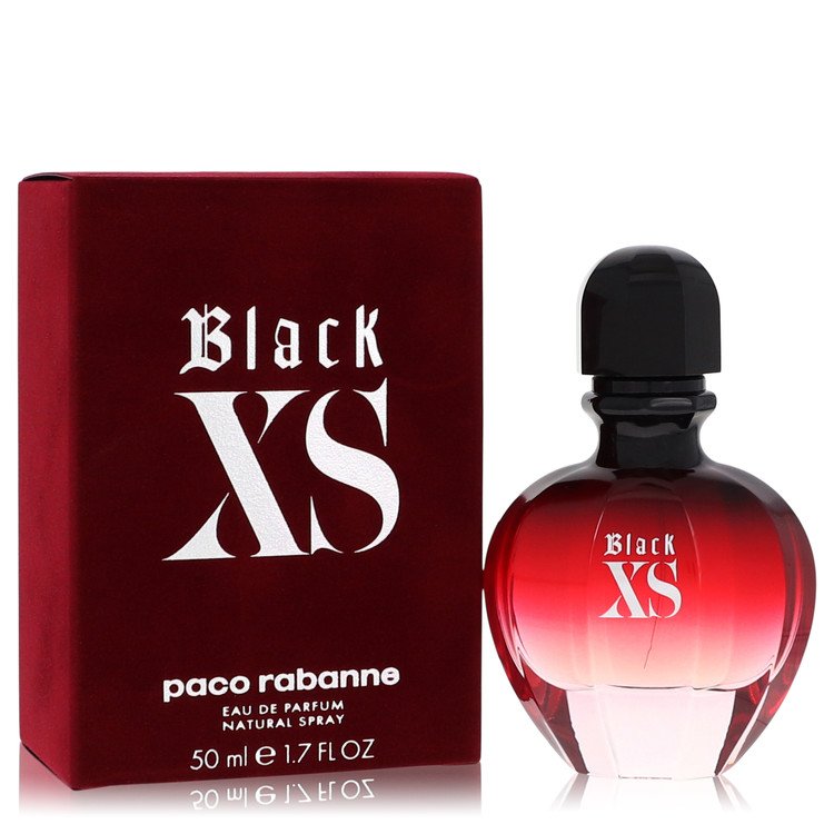 Black XS Eau De Parfum Spray for Women by Paco Rabanne, 1.7 oz / 50 ml