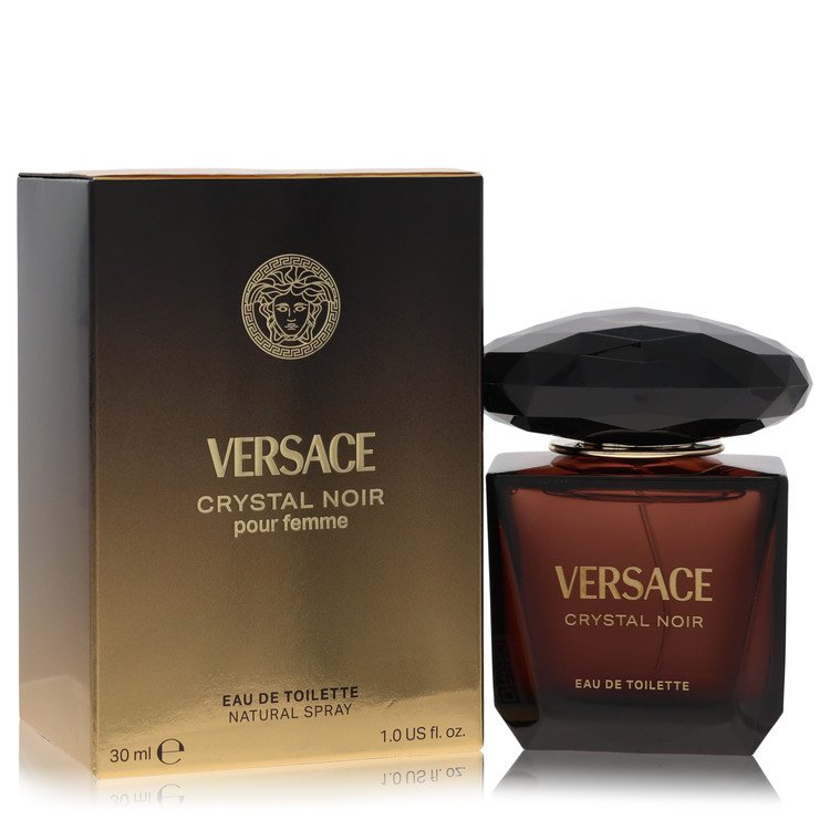 Versace Crystal Noir Eau De Toilette Spray for Women, 1 oz / 30 ml