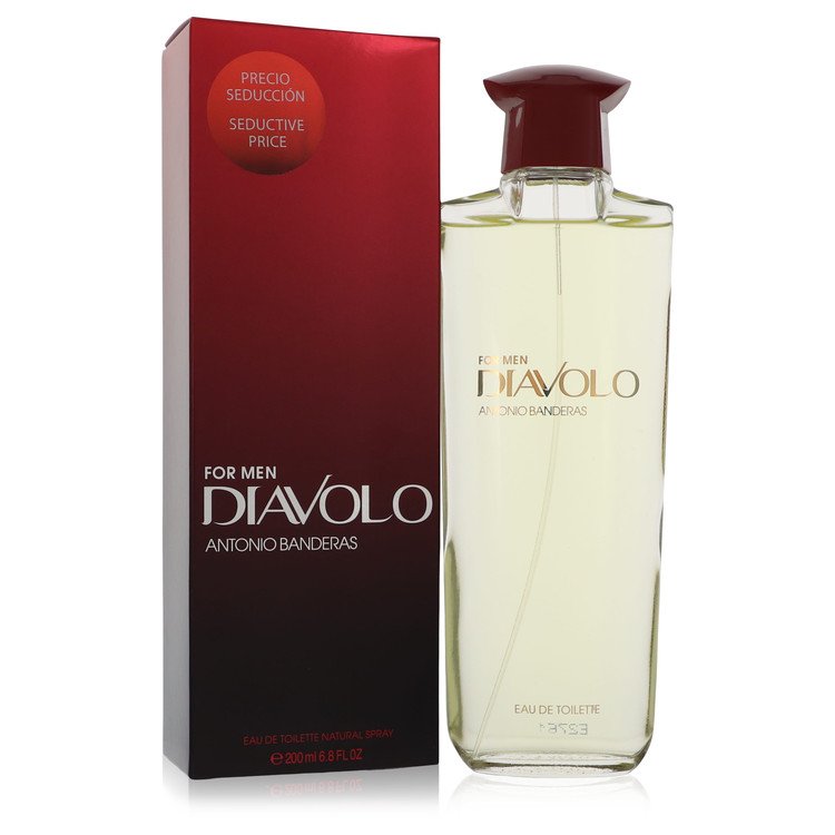 Diavolo by Antonio Banderas Eau de Toilette Spray for Men, 6.8 oz / 200 ml