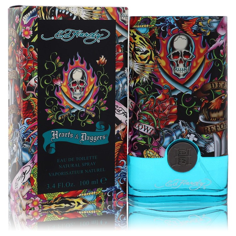 Ed Hardy Hearts & Daggers Eau de Toilette Spray 3.4 oz/100 ml for Men