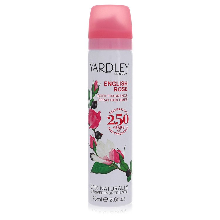 Yardley London English Rose Body Spray for Women, 2.6 oz (75 ml)