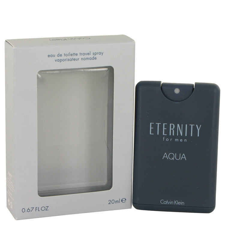 Eternity Aqua by Calvin Klein Mini Eau de Toilette Spray 0.67 oz / 20 ml for Men