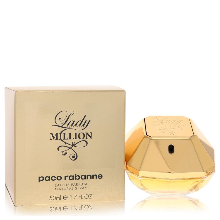 Lady Million by Paco Rabanne Eau de Parfum Spray 1.7 oz (50 ml) for Women