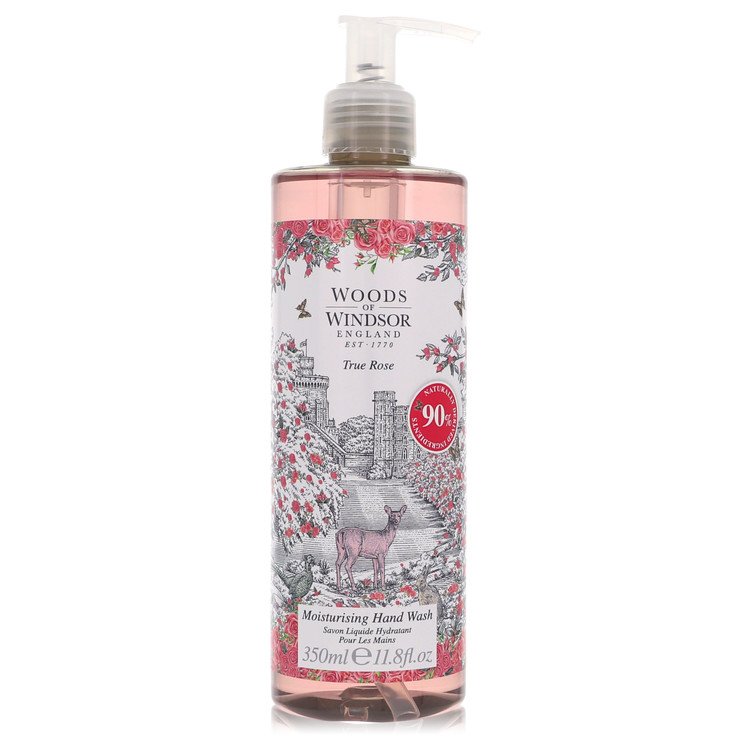 True Rose Hand Wash by Woods of Windsor - 11.8 oz (350 ml) for Women