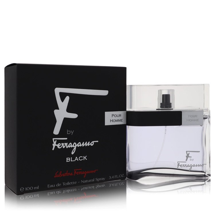 Salvatore Ferragamo F Black Eau de Toilette Spray 1.7 oz / 50 ml for Men