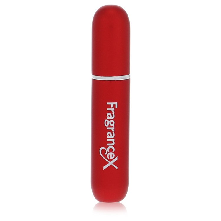 FragranceX Mini Travel Perfume Bottle with Cap, Refillable Spray, Maroon, 0.135 oz/4 ml for Women