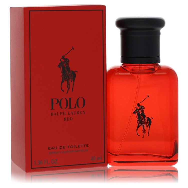 Polo Red by Ralph Lauren Eau de Toilette Spray for Men, 1.3 oz / 38 ml