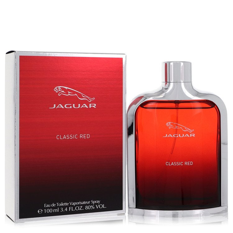 Jaguar Classic Red Eau de Toilette Spray 3.4 oz / 100 ml for Men