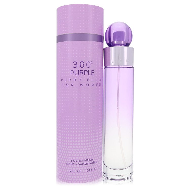 Perry Ellis 360 Purple Eau de Parfum Spray 3.4 oz / 100 ml for Women
