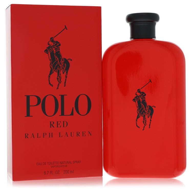 Ralph Lauren Polo Red Eau De Toilette Spray 6.7 oz / 200 ml for Men