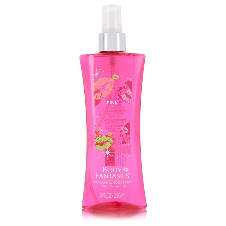 Body Fantasies Signature Pink Vanilla Kiss Fantasy Body Spray 8 oz / 236 ml for Women by Parfums De Coeur