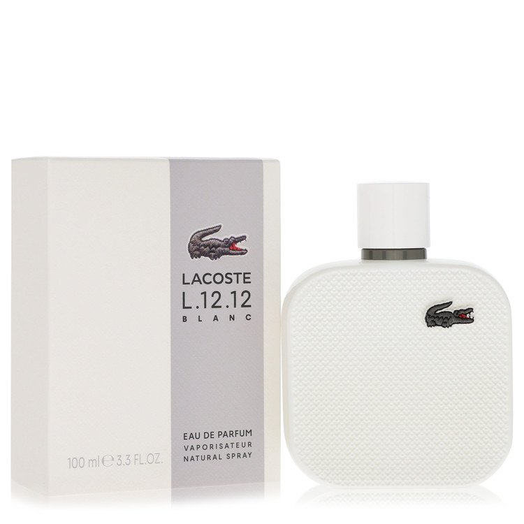 Lacoste Eau De Lacoste L.12.12 Blanc Eau De Parfum Spray, 3.3 oz (100 ml) for Men