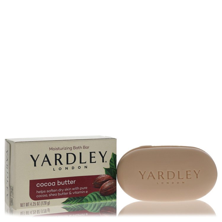Yardley London Cocoa Butter Moisturizing Bath Soap Bar 4.25 oz / 120 ml for Women