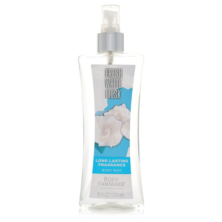Body Fantasies Signature Fresh White Musk Body Spray by Parfums De Coeur, 8 oz / 237 ml for Women