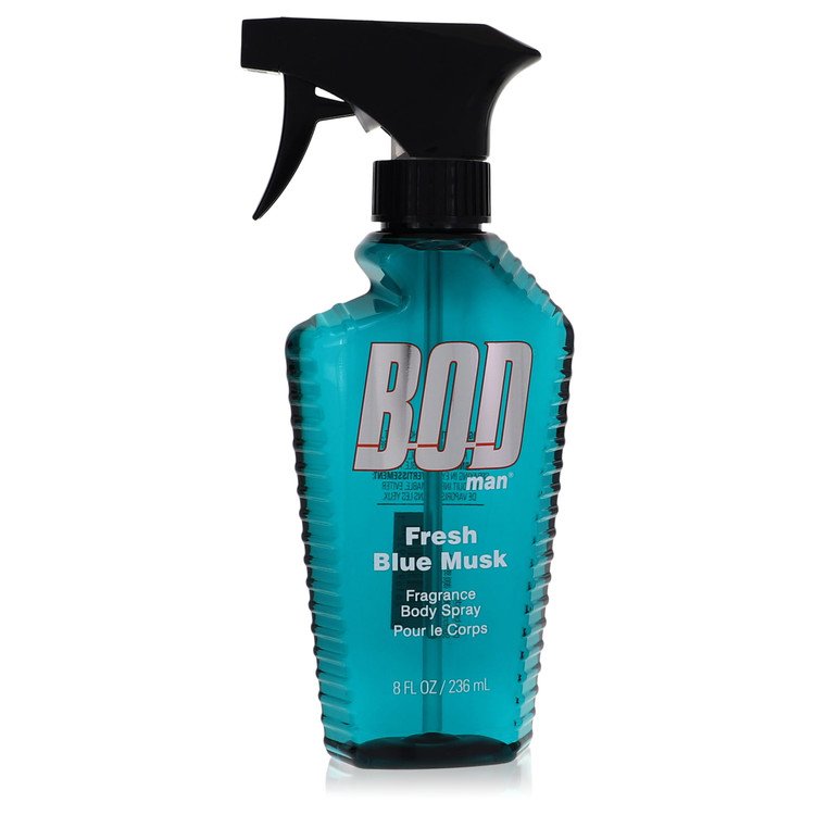 Bod Man Fresh Blue Musk by Parfums De Coeur Body Spray 8 oz / 236 ml for Men