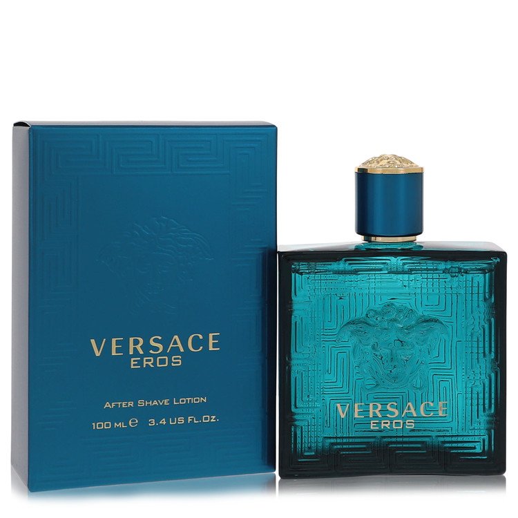 Versace Eros After Shave Lotion for Men, 3.4 oz / 100 ml