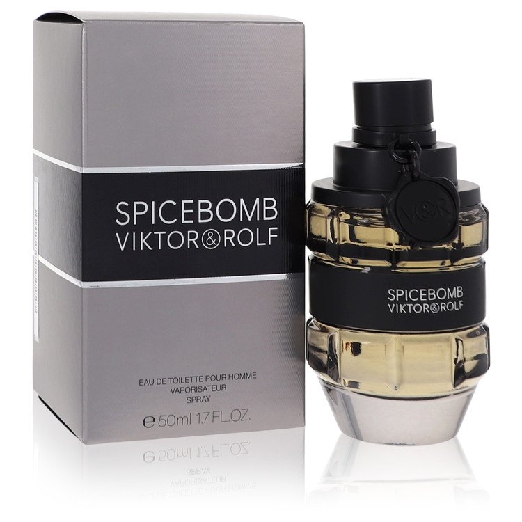 Spicebomb Eau de Toilette Spray by Viktor & Rolf for Men, 1.7 oz / 50 ml