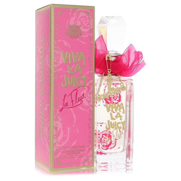 Viva La Juicy La Fleur Eau de Toilette Spray by Juicy Couture, 2.5 oz / 74 ml