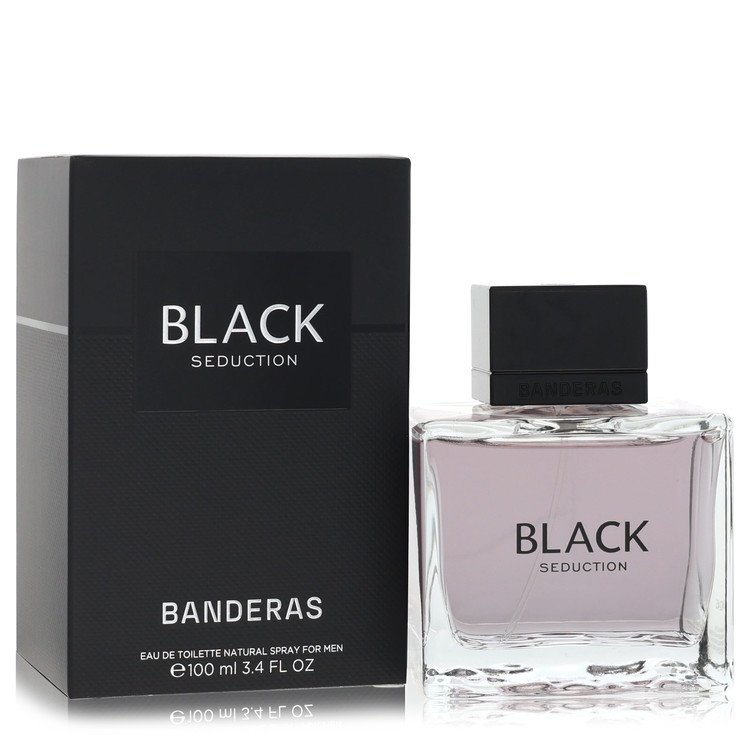 Antonio Banderas Seduction In Black Eau de Toilette Spray for Men, 3.4 oz / 100 ml