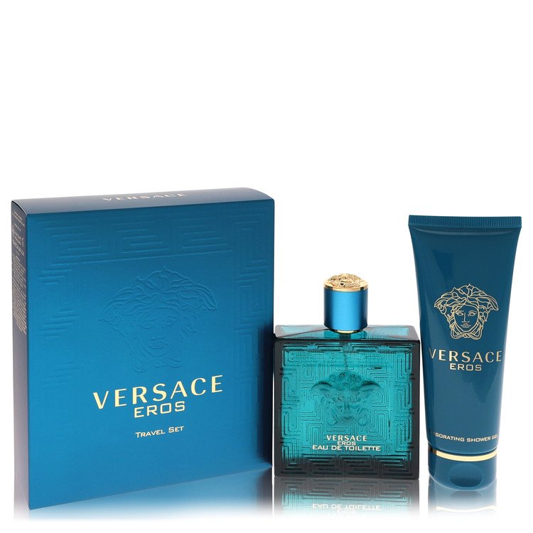 Versace Eros Gift Set ‚Äö√Ñ√¨ 3.4 oz / 100 ml Eau de Toilette Spray and Shower Gel