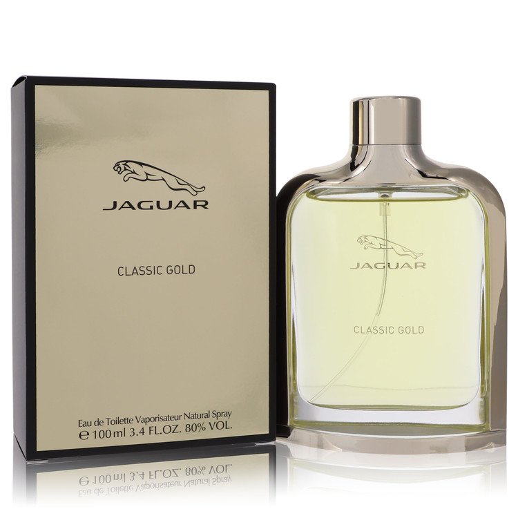 Jaguar Classic Gold Eau de Toilette Spray for Men 3.4 oz / 100 ml