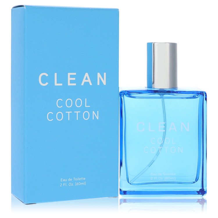 Clean Cool Cotton Eau De Toilette Spray for Women, 2 oz / 59 ml