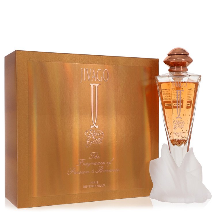Jivago Rose Gold Eau De Parfum Spray for Women, 2.5 oz / 75 ml