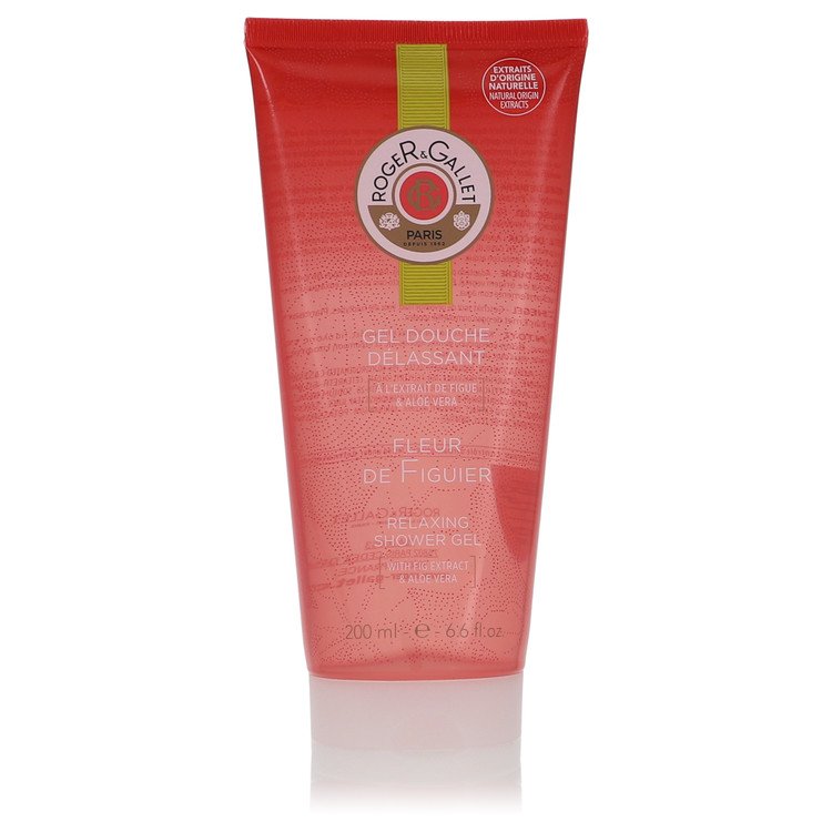 Roger & Gallet Fleur De Figuier Relaxing Shower Gel for Women, 6.6 oz / 195 ml