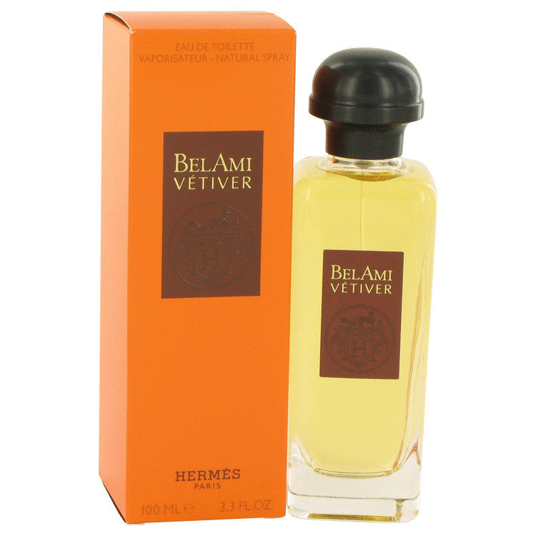 Hermes Bel Ami Vetiver Eau De Toilette Spray 3.3 oz / 100 ml for Men