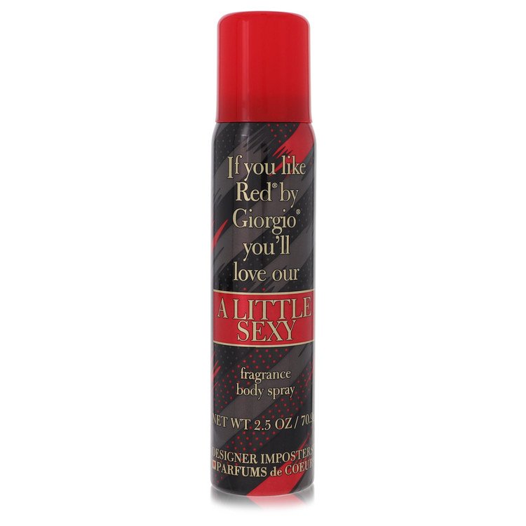 Designer Imposters A Little Sexy by Parfums De Coeur Body Spray 2.5 oz / 74 ml for Women