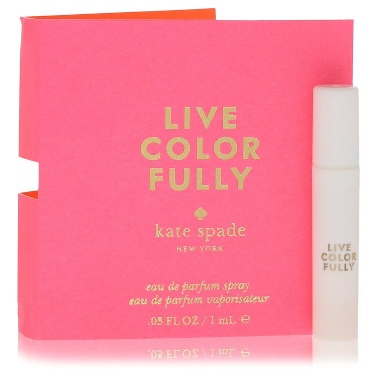 Live Colorfully by Kate Spade Vial Sample 0.05 oz / 1.5 ml for Women