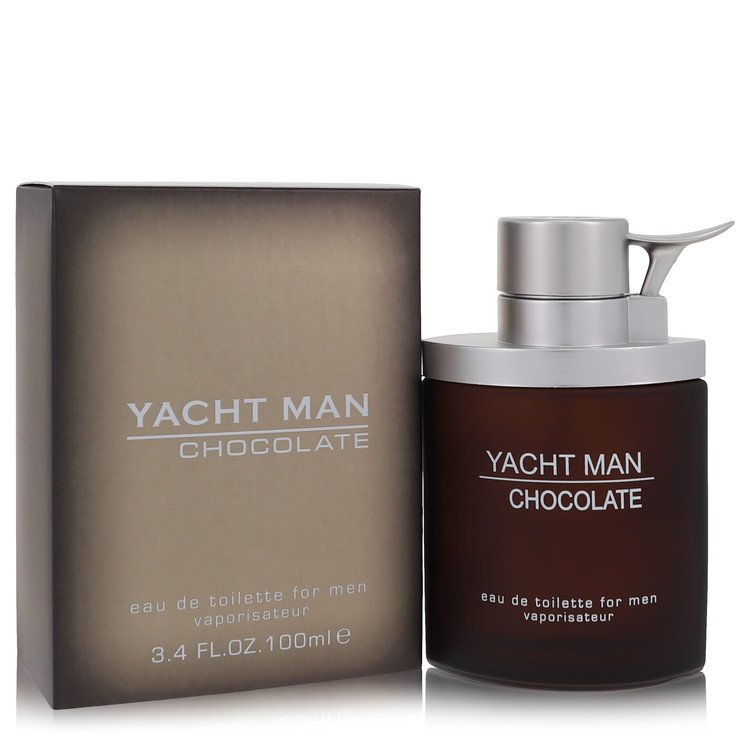 Yacht Man Chocolate by Myrurgia Eau de Toilette Spray 3.4 oz (100 ml) for Men