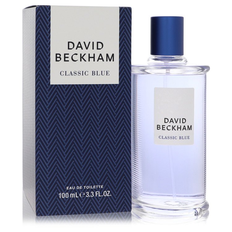 David Beckham Classic Blue Eau de Toilette Spray for Men, 3.3 oz / 100 ml