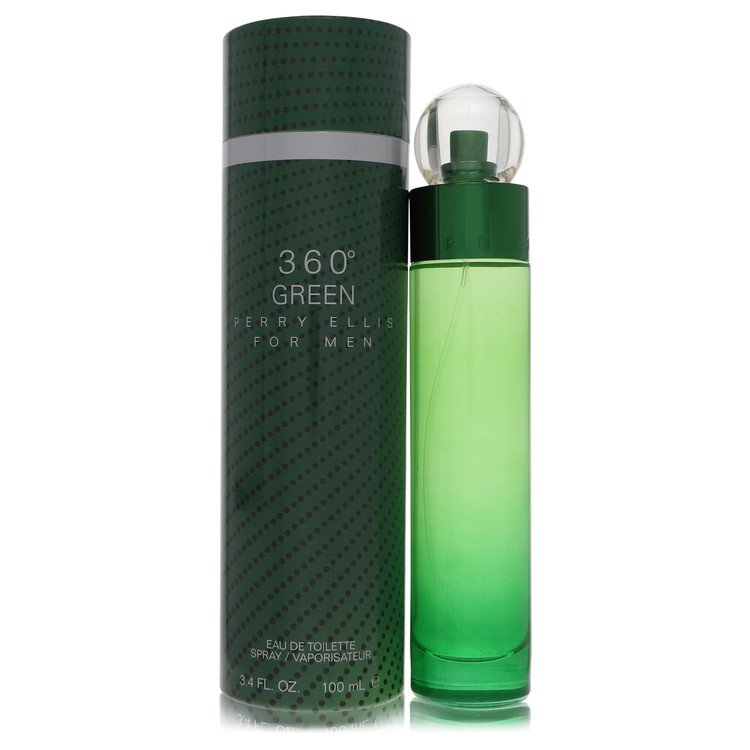 Perry Ellis 360 Green Eau De Toilette Spray for Men 3.4 oz / 100 ml