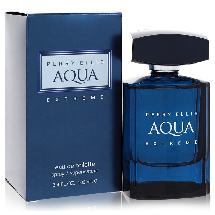 Perry Ellis Aqua Extreme Eau De Toilette Spray for Men, 3.4 oz / 100 ml