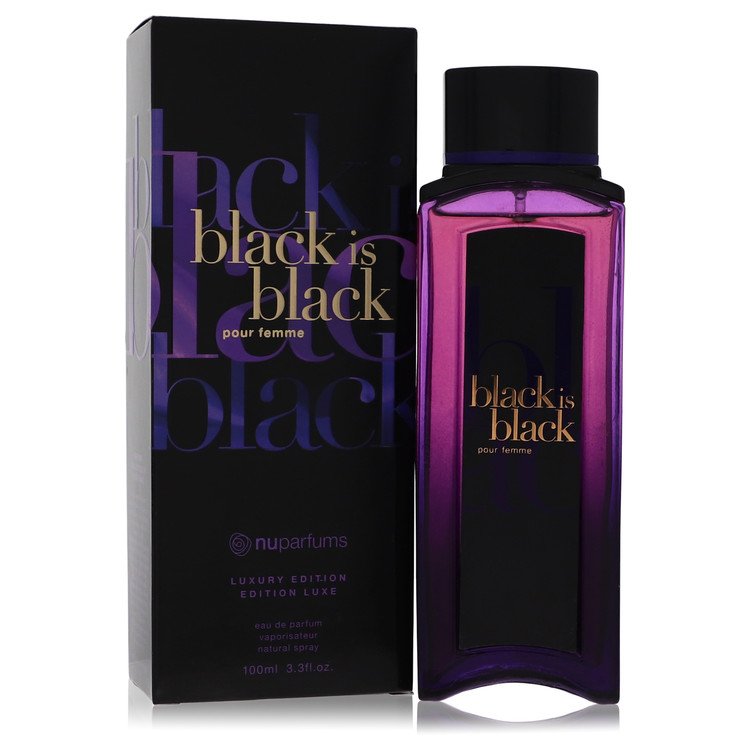 Nu Parfums Black is Black Eau de Parfum Spray 3.3 oz (100 ml) for Women