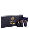Versace Pour Homme Dylan Blue Gift Set for Men ‚Äö√Ñ√¨ 0.17 oz/5 ml EDT Mini, 0.8 oz/25 ml After Shave Balm, and 0.8 oz/25 ml Shower Gel
