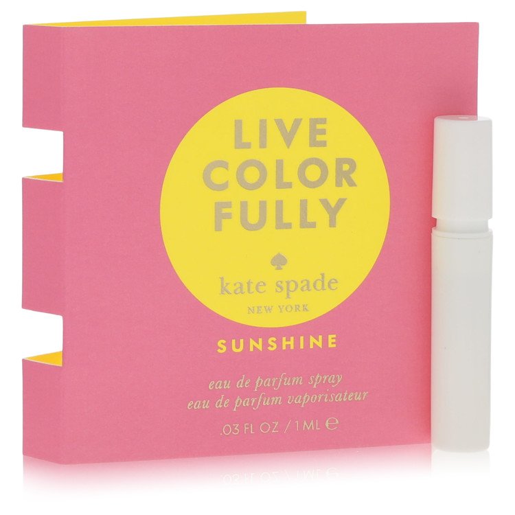 Live Colorfully Sunshine by Kate Spade Fragrance Sample Vial for Women 0.03 oz / 1 ml