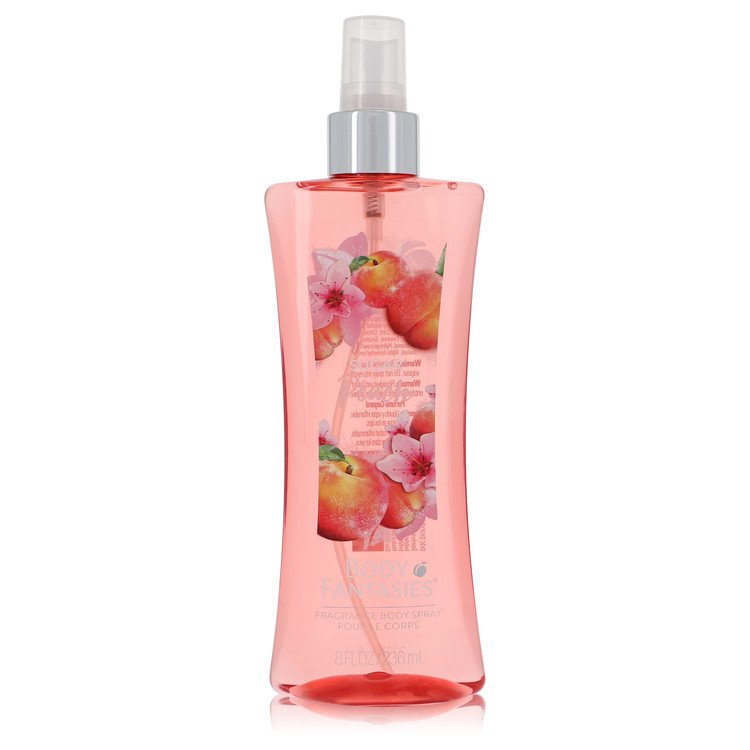 Body Fantasies Signature Sugar Peach Body Spray by Parfums De Coeur, 8 oz / 236 ml for Women