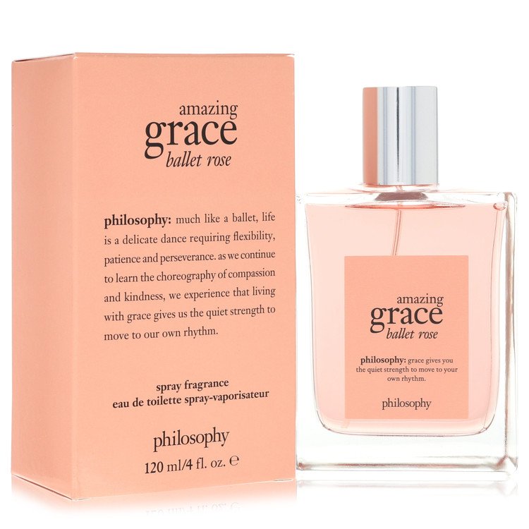 Philosophy Amazing Grace Ballet Rose Eau de Toilette Spray 4 oz / 118 ml for Women