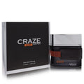 Armaf Craze Noir Eau De Parfum Spray for Men, 3.4 oz / 100 ml