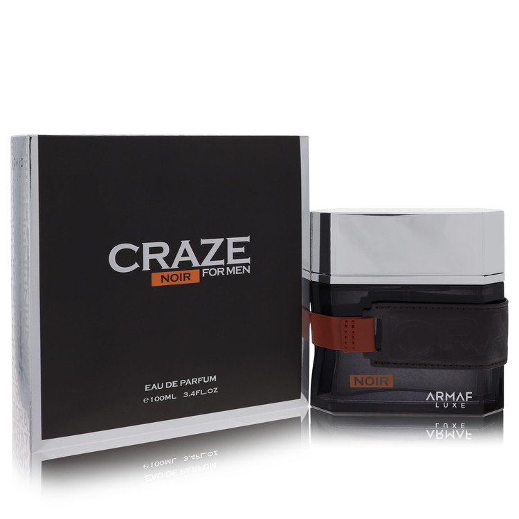 Armaf Craze Noir Eau De Parfum Spray for Men, 3.4 oz / 100 ml