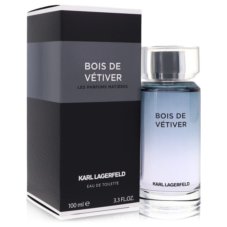 Bois De Vetiver Eau de Toilette Spray by Karl Lagerfeld for Men, 3.3 oz / 100 ml